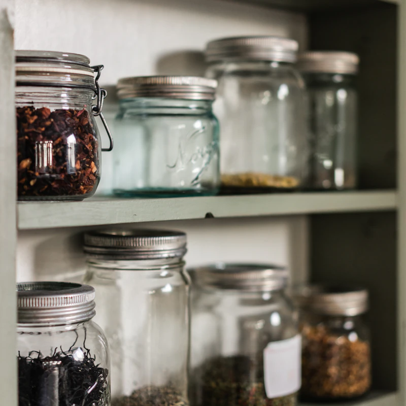 Airtight Glass Pantry Jars Set of 5 β Home & Kitchen at Gallen Shop